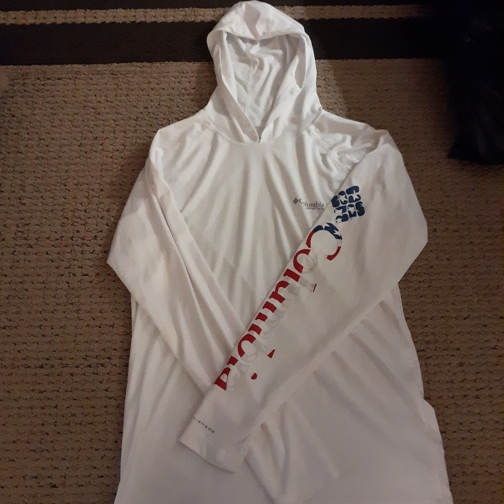 Long Sleeve Hooded Columbia Shirt